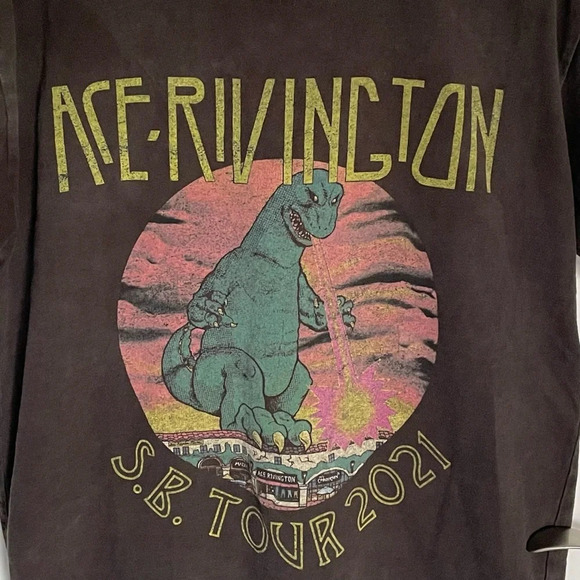 Ace Rivington Brown Graphic Short Sleeve Crewneck T-Shirt - 29292 - Picture 6 of 12